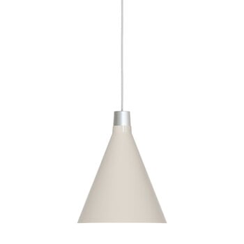 Pendant lamps, Bower pendant light C220, with Sphere III bulb, white, White