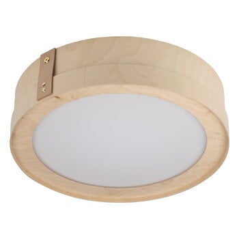 Flush ceiling lights, Aski XL wall/ceiling lamp, birch, Natural