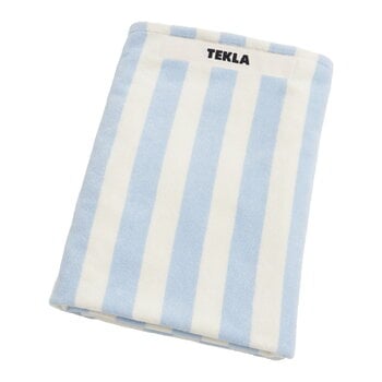 Bath towels, Beach towel, 100 x 180 cm, isle blue stripes, Blue