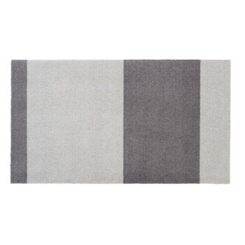 Tica Copenhagen Stripes horisontell golvmatta, 60 x 90 cm, grå