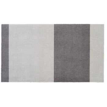 Tica Copenhagen Stripes horizontal floor mat, 90 x 130 cm, grey