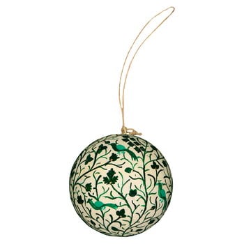 Tikau Birds bauble, green, product image