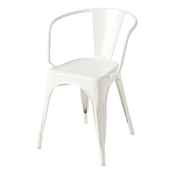 Tolix Chaise A56, blanc brillant