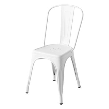 Sedie da pranzo, Chair A, matt white, Bianco