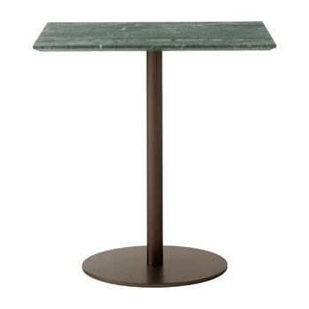 Dining tables, In Between SK16 table, bronze - green marble, Brown