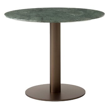 Dining tables, In Between SK11 table, bronze - green marble, Brown