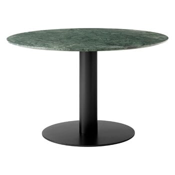 Dining tables, In Between SK12 table, black - green marble, Black