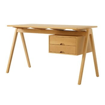 Desks, Daystak RD3 desk, honey stained beech, Natural