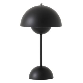 &Tradition Flowerpot VP9 portable table lamp, matt black