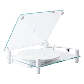 Appareils Hi-Fi et audio, Platine Transparent, blanc, Blanc