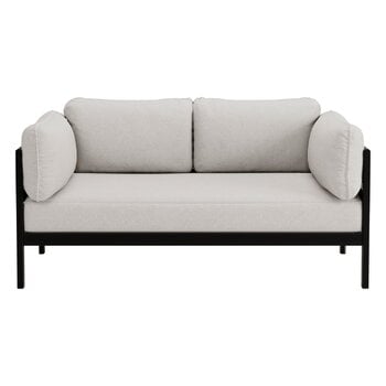 TIPTOE Easy 2-istuttava sohva, musta - vaaleanharmaa