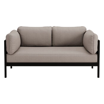 TIPTOE Easy 2-seater sofa, graphite black - sand beige