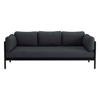 TIPTOE Easy 3-seater sofa, graphite black - slate grey