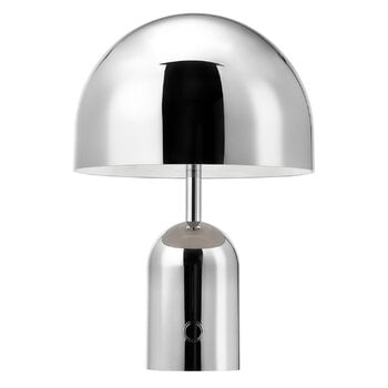 Tom Dixon Bell LED-Tischleuchte, tragbar, Silber
