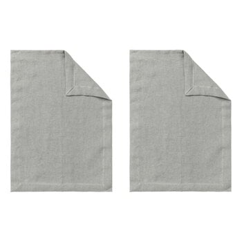 Placemats & runners, Lee placemat, 33 x 46 cm, set of 2, dark grey, Gray