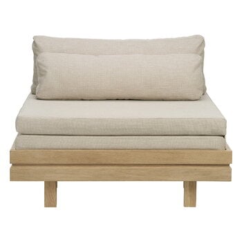 Tapio Anttila Collection Day&Night chair bed, oak - beige Hopper 51, product image