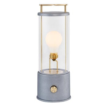 Outdoor lamps, The Rugged Muse portable lamp, IP 65, raw aluminium, Gray