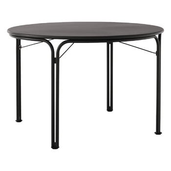 &Tradition Table de salle à manger ronde Thorvald SC98, 115 cm, noir chaud