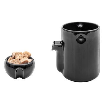 Tonfisk Design Pot à crème/sucrier Newton, noir