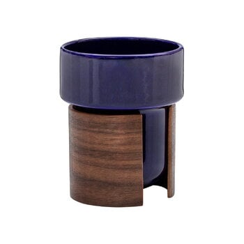 Tonfisk Design Tasse Warm 2,4 dl, lot de 2, bleu - noyer