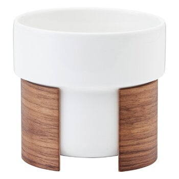 Cups & mugs, Warm latte cup 4 dl, white - walnut, White