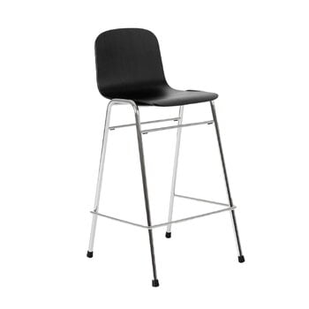 Hem Touchwood counter chair, 65 cm, black - chrome