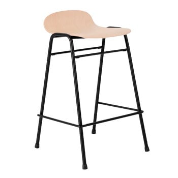 Hem Touchwood counter stool, 65 cm, natural beech - black steel