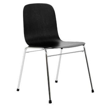 Hem Touchwood chair, black - chrome