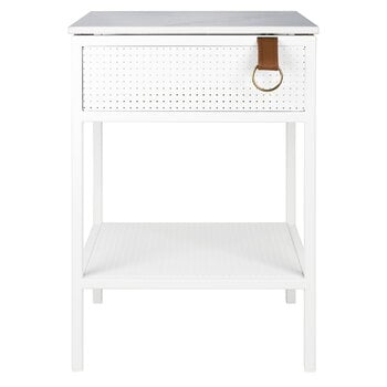Maze Table d'appoint Tracy, droite, blanc