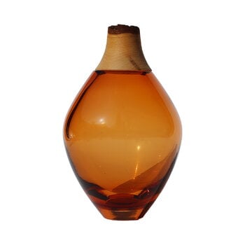 Art glass, Matisse III stacking vessel, 21 x 11 cm, peach, Natural