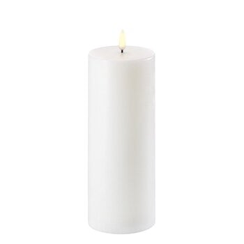 Uyuni Lighting LED pillar candle 7,8 x 20 cm, nordic white