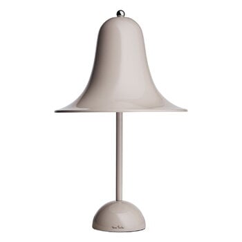 Verpan Lampada da tavolo Pantop 23 cm, grigio sabbia