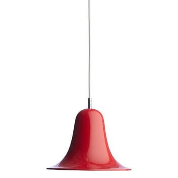 Verpan Pantop hänglampa 23 cm, klar röd