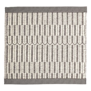 VM Carpet Tappeto Duo Latua, bianco - grigio