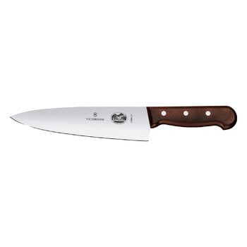 Victorinox Wood kokkiveitsi, leveä terä, 20 cm, lahjapakkaus, tuotekuva