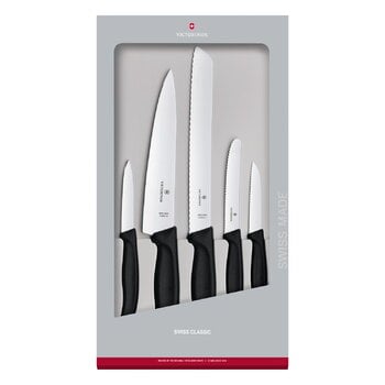 Victorinox Set di coltelli da cucina Swiss Classic, 5 pezzi, nero, immagine prodotto