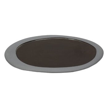 valerie_objects Inner Circle plate, L, grey