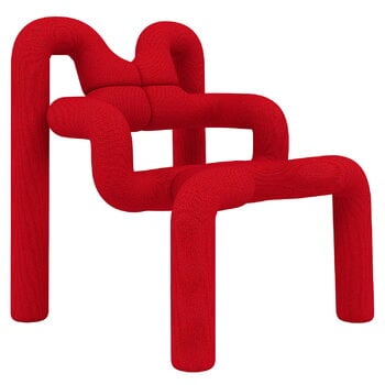 Poltrone, Poltrona Ekstrem, Knit 027 Scarlet, Rosso