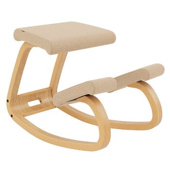 Sedie da ufficio, Sedia pieghevole Variable, frassino marrone chiaro - Vidar 0323, Beige