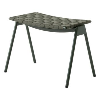 Patio chairs, Ville AV46 outdoor footstool, bronze green, Green