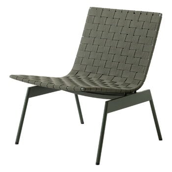 Patio chairs, Ville AV44 outdoor lounge chair, bronze green, Green