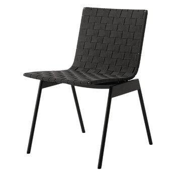 &Tradition Ville AV33 outdoor side chair, warm black