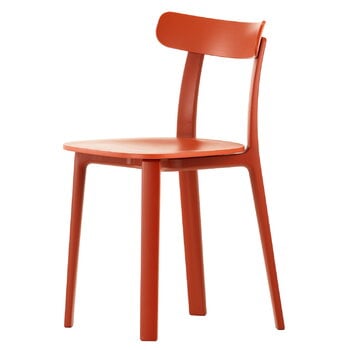 Vitra Sedia All Plastic Chair, rosso mattone