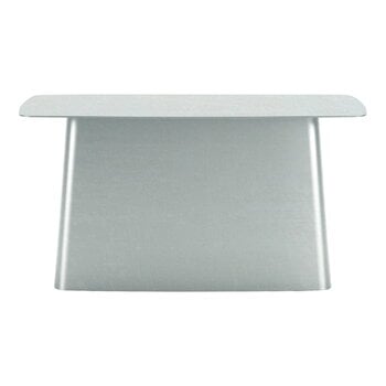 Vitra Tavolino Metal Side Table, L, zincato