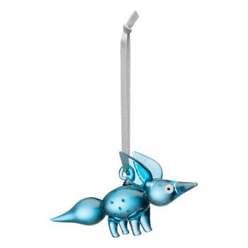 Iittala Vulpes ornament, sitting, 80 mm, cherry | Finnish Design Shop