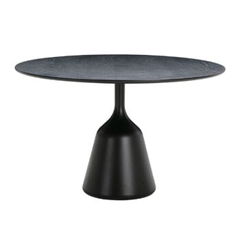 Wendelbo Coin dining table, 120 cm, black - oak black