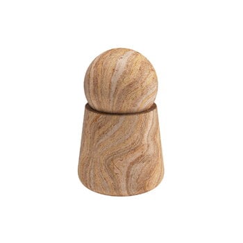 Woud Serene jar, tall, rainbow sandstone, product image