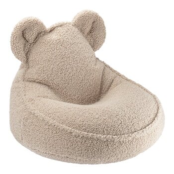 Mobili per bambini, Poltrona sacco Bear, color biscotto, Beige