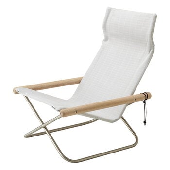 Nychair X Nychair X Shikiri lounge chair, soaped oak - light grey Koshi