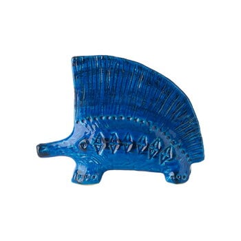 Bitossi Porcupine figure, Rimini blue